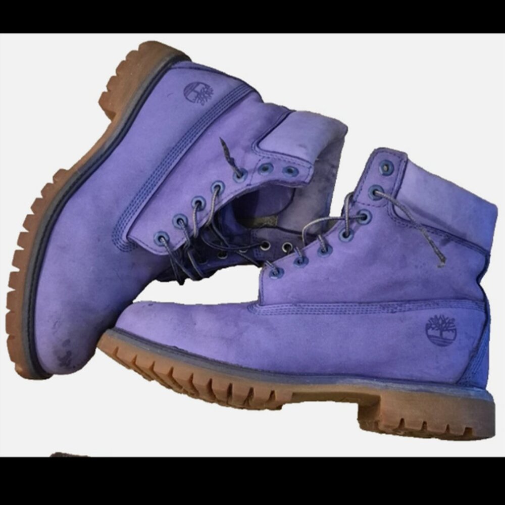 RARE Purple Timberlands - LIMITED Release - Size 12 - New In Box